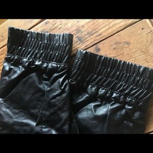 Mossimo pleather joggers